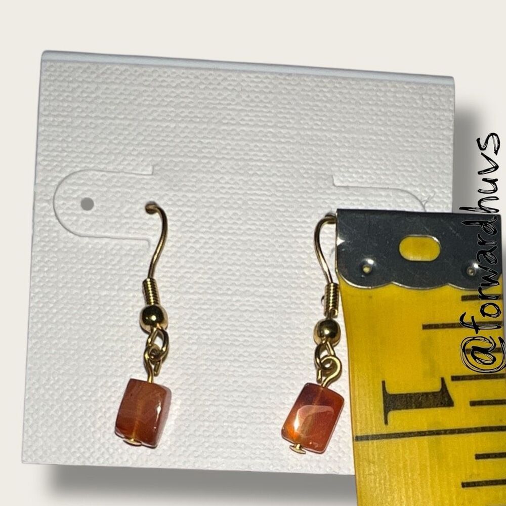 Bundle Sale 3 for $15 | Handcrafted Glass Dangle Earrings - Picture 4 of 8
